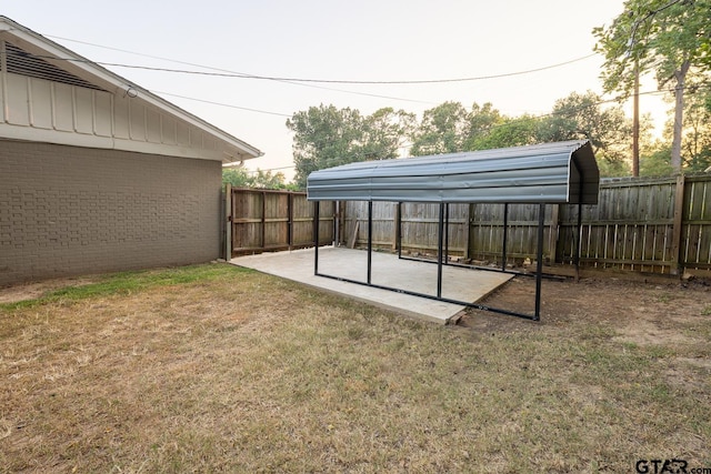 1400 Santa Rosa, Tyler, TX 75701 - fenced backyard featuring a patio