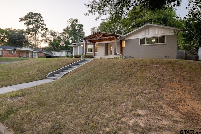 1400 Santa Rosa, Tyler, TX 75701 - view of front of home with brick siding and board and batten siding