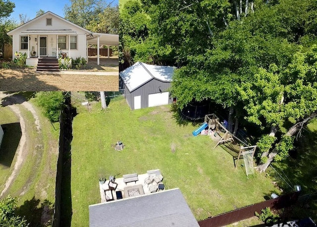 505 S Boyd St, Lindale, TX 75771 - birds eye view of property