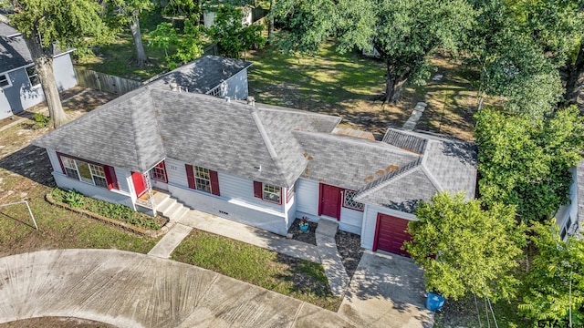 315 E Hubbard St, Lindale, TX 75771 - aerial view of property and surrounding area