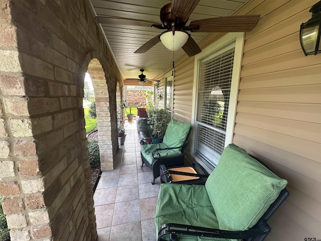 103 Paso Robles Trce, Bullard, TX 75757 - covered porch with ceiling fan