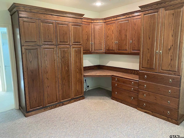 5304 Cedar Creek Dr, Kemp, TX 75143 - unfurnished office featuring built in desk and carpet floors
