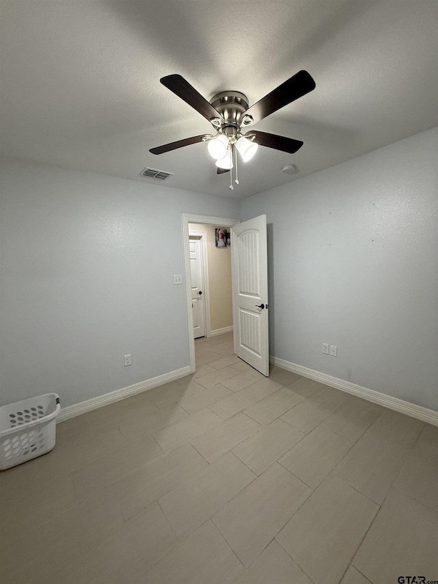 402 E Mims St, Tyler, TX 75702 - unfurnished bedroom with baseboards and a ceiling fan