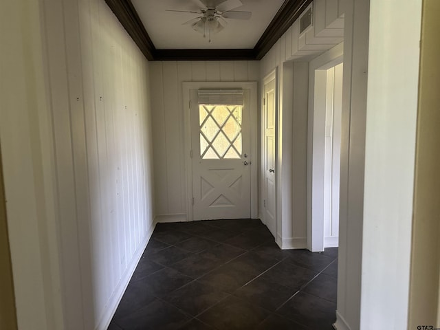 1248 Canada St, Jacksonville, TX 75766 - hall with ornamental molding and baseboards