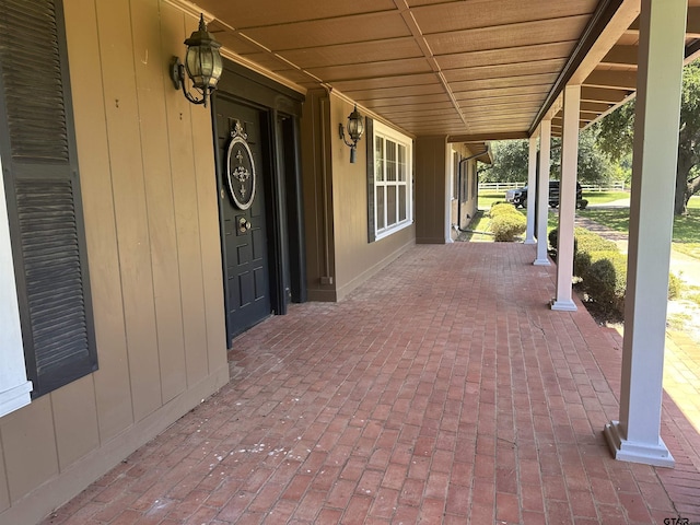 1248 Canada St, Jacksonville, TX 75766 - view of patio / terrace featuring covered porch