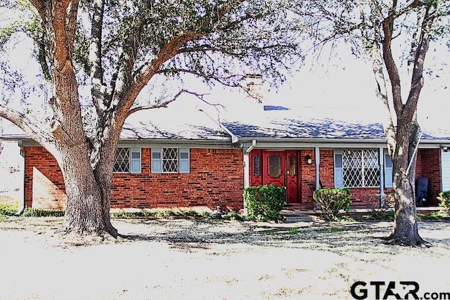 view of ranch-style house