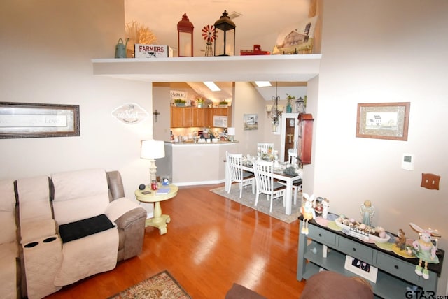 2333 Baretta Dr, Mesquite, TX 75181 - living room featuring wood finished floors