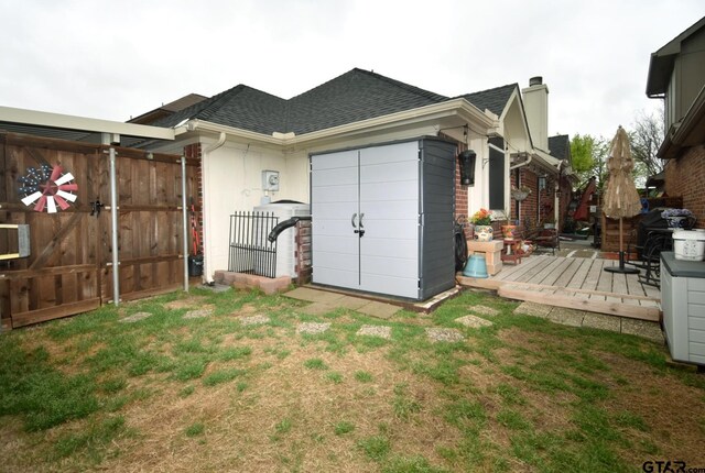 2333 Baretta Dr, Mesquite, TX 75181 - view of outbuilding featuring a gate