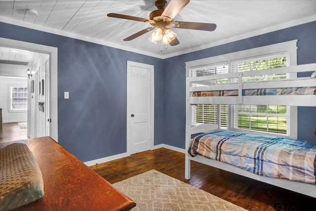 13926 State Highway 64e, Tyler, TX 75707 - bedroom featuring wood finished floors and ceiling fan