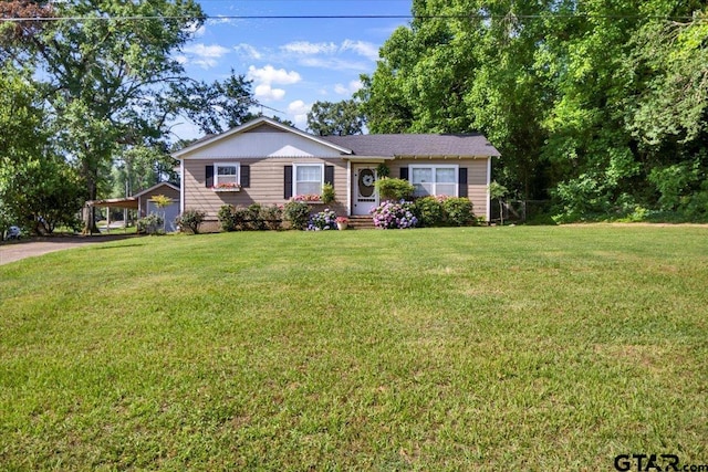 13926 State Highway 64e, Tyler, TX 75707 - single story home featuring a front yard