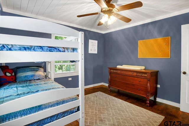13926 State Highway 64e, Tyler, TX 75707 - bedroom with wood finished floors and ceiling fan