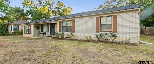 view of ranch-style home