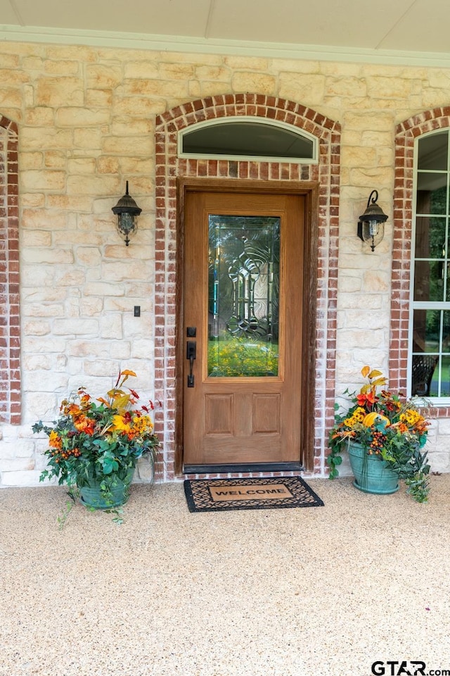 view of entrance to property