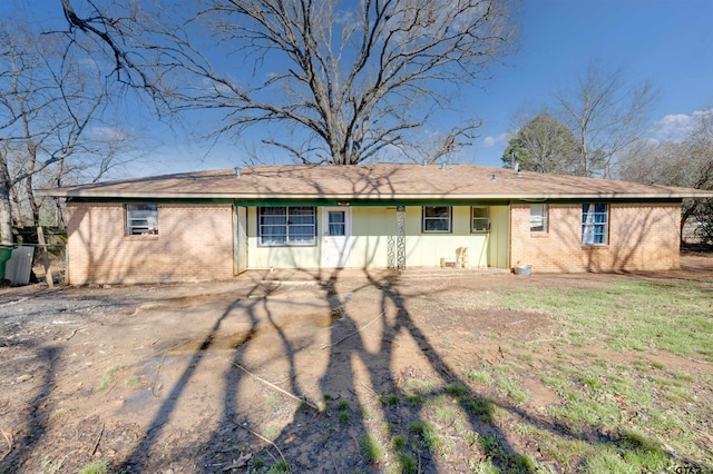 view of rear view of property