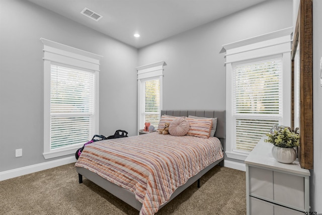 bedroom with carpet flooring