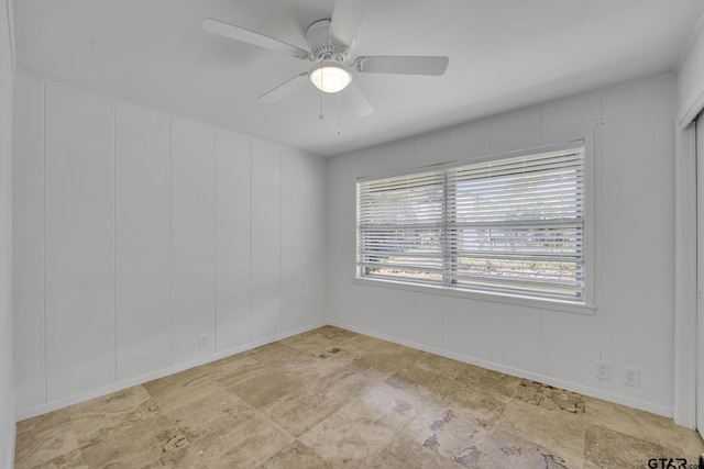 109 Maxine St, Mineola, TX 75773 - unfurnished room featuring ceiling fan and baseboards