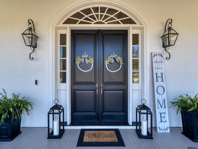 view of entrance to property