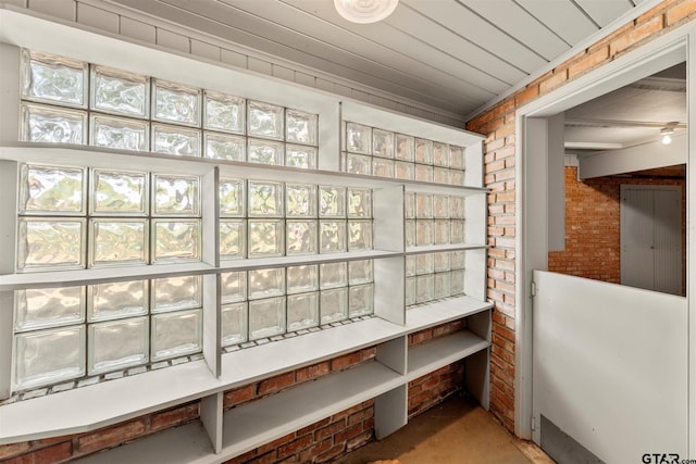 view of storage room