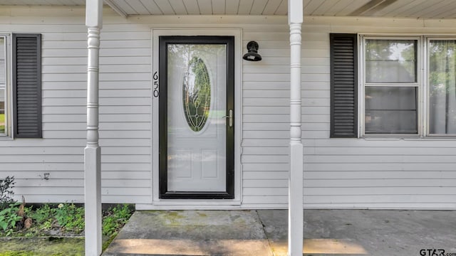 view of property entrance