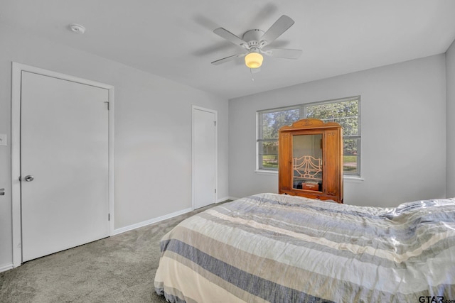650 Glazner St, Hawkins, TX 75765 - bedroom with carpet flooring and a ceiling fan