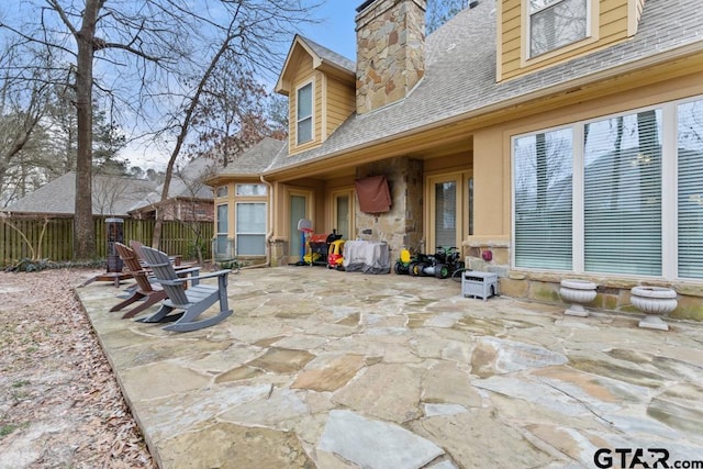 view of patio / terrace featuring a fenced backyard