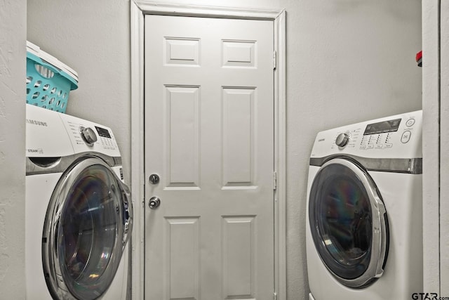 view of laundry room