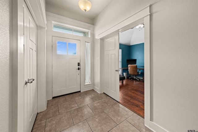 10926 Westhaven Cir, Flint, TX 75762 - foyer entrance with tile patterned flooring and baseboards