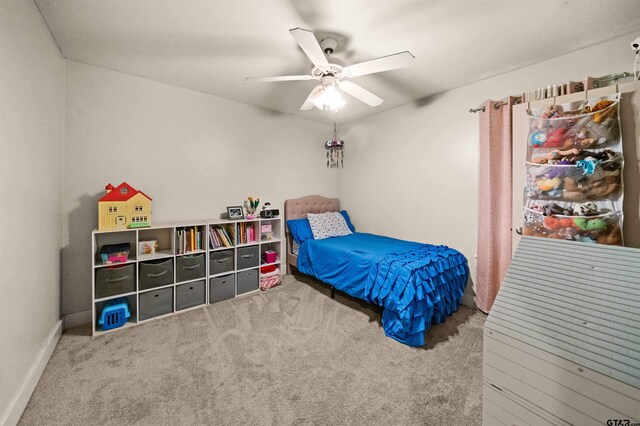 10926 Westhaven Cir, Flint, TX 75762 - bedroom with carpet and ceiling fan