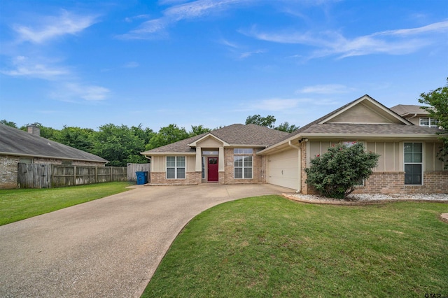 10926 Westhaven Cir, Flint, TX 75762 - view of front facade featuring brick siding, concrete driveway, an attached garage, and roof with shingles