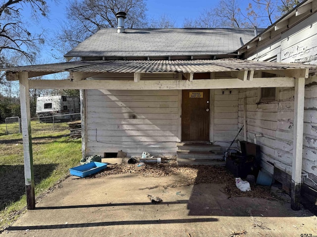 view of property entrance