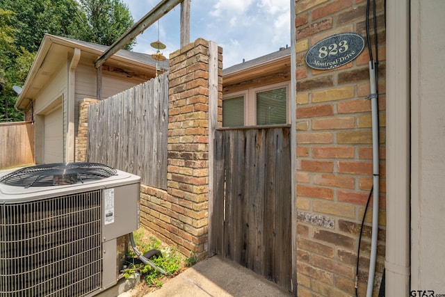 exterior details featuring central air condition unit