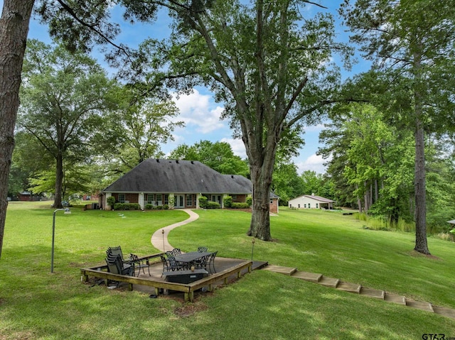 view of yard
