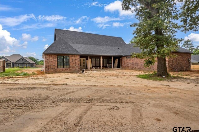 300 White-N-Gail Ln, Bullard, TX 75757 - view of front facade with brick siding