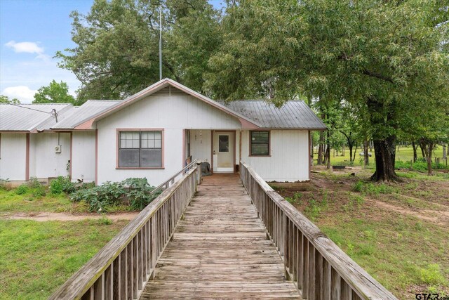 13386 Fm 858, Ben Wheeler, TX 75754 - view of front of home featuring metal roof