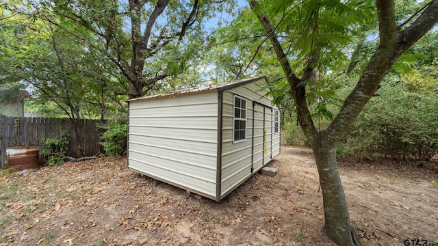 view of outbuilding