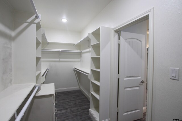 1700 Easy St, Tyler, TX 75703 - spacious closet with dark wood-style flooring
