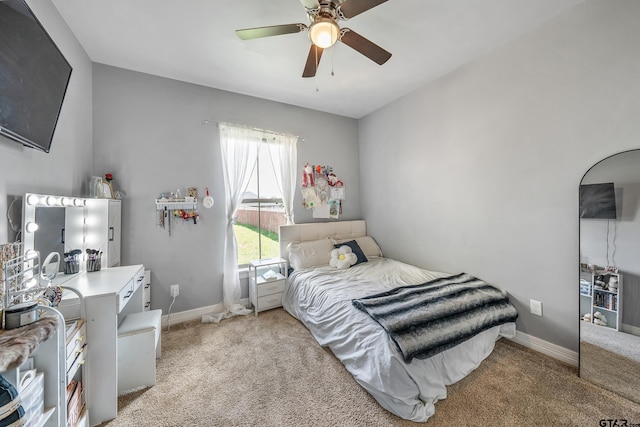 7757 Freestone Dr, Bullard, TX 75757 - bedroom featuring light carpet and ceiling fan
