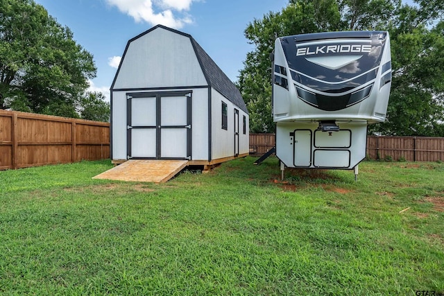 7757 Freestone Dr, Bullard, TX 75757 - view of shed featuring a fenced backyard