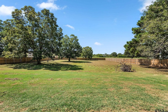 view of yard