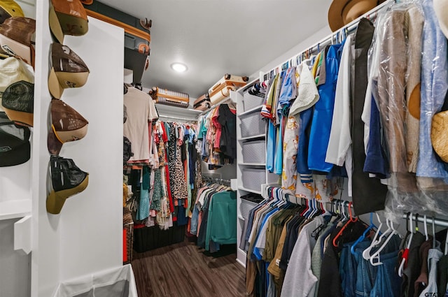 409 Meadow Ln, Chandler, TX 75758 - walk in closet with wood finished floors