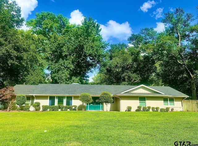 3710 Bain Pl, Tyler, TX 75701 - ranch-style house with stucco siding