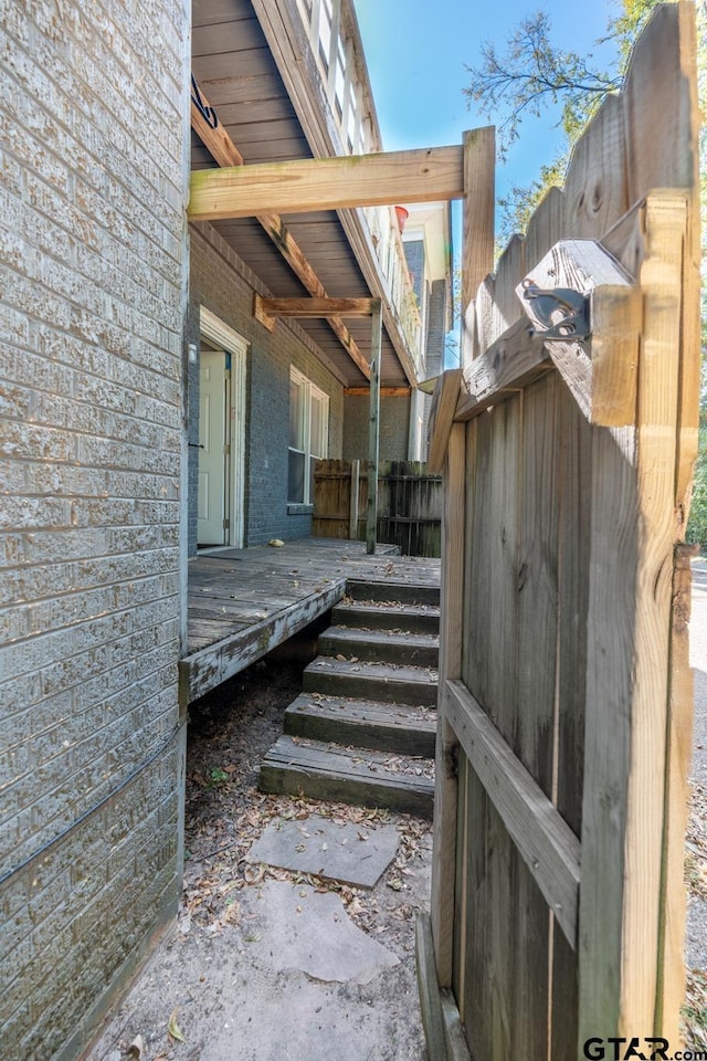 701 W Houston St, Tyler, TX 75702 - view of yard with a deck