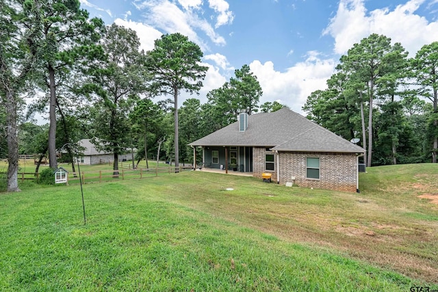 20851 Lakeview Dr, Flint, TX 75762 - view of yard with a patio