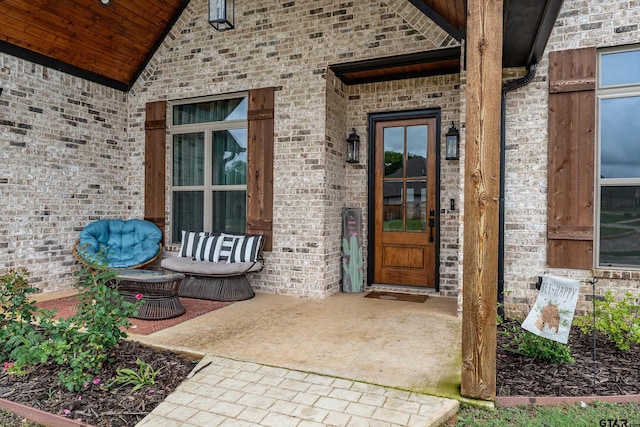 213 Serenity Dr, Bullard, TX 75757 - view of exterior entry with brick siding