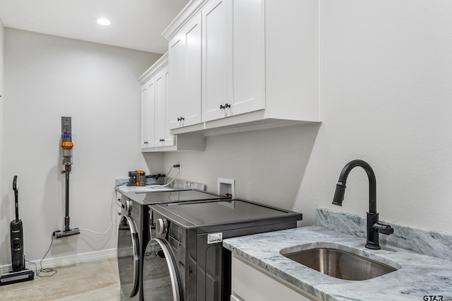 213 Serenity Dr, Bullard, TX 75757 - laundry area with independent washer and dryer, cabinet space, and recessed lighting