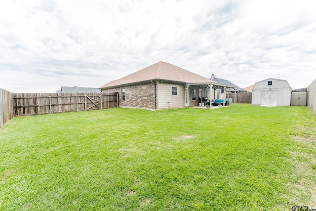 2014 Koby Cir, Sulphur Springs, TX 75482 - view of yard with a storage shed and an outbuilding