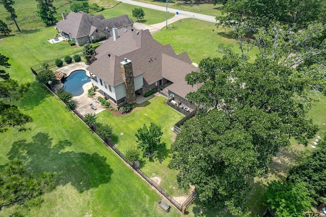 2441 Fm 2685, Gilmer, TX 75644 - aerial view of property and surrounding area featuring a pool