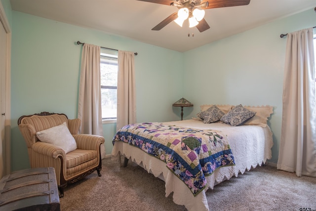 11790 E US Highway 175, Larue, TX 75770 - carpeted bedroom featuring a ceiling fan