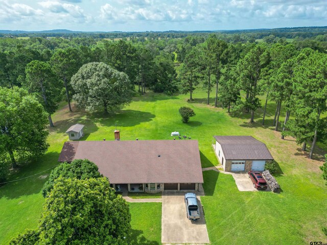 11790 E US Highway 175, Larue, TX 75770 - aerial view of property and surrounding area with a forest