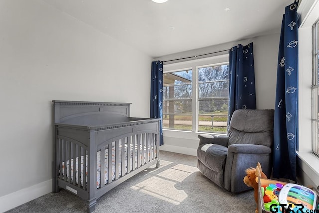 bedroom featuring carpet flooring